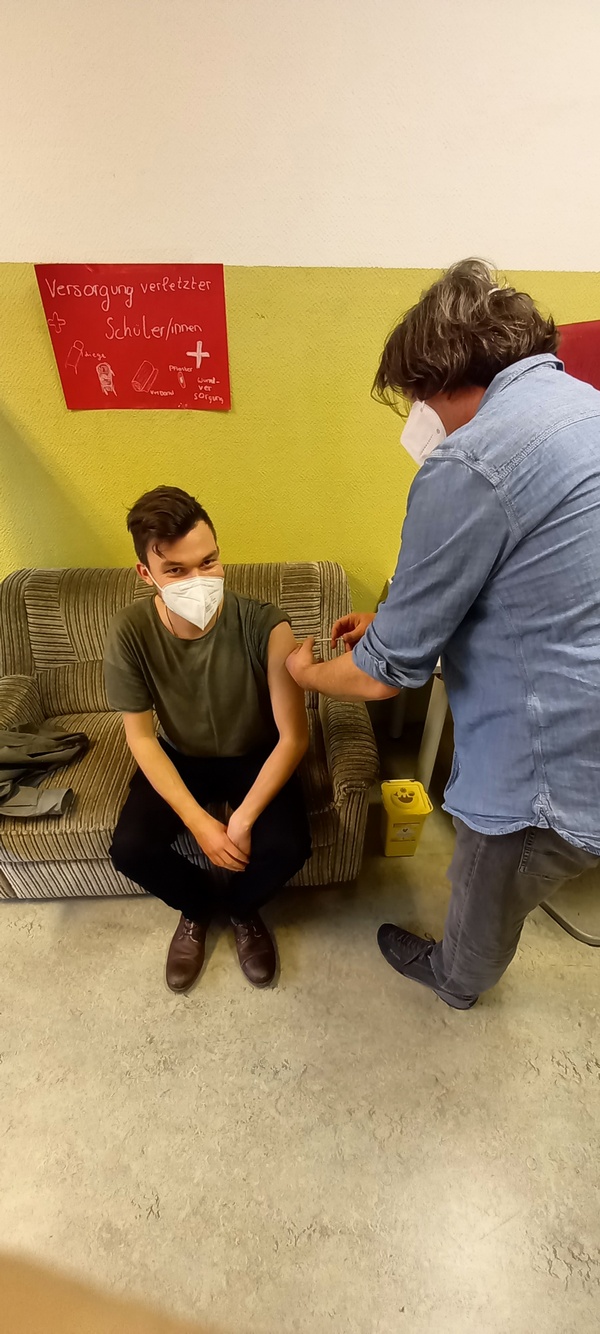 Impfaktion an der Evangelischen Schule Köpenick