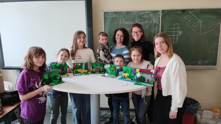 Kunst AG für Ukrainer: Interview mit Viktoria Maliar