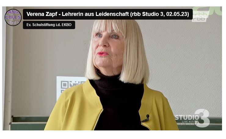 Dienstälteste Lehrerin Berlins arbeitet an der Evangelischen Schule Köpenick