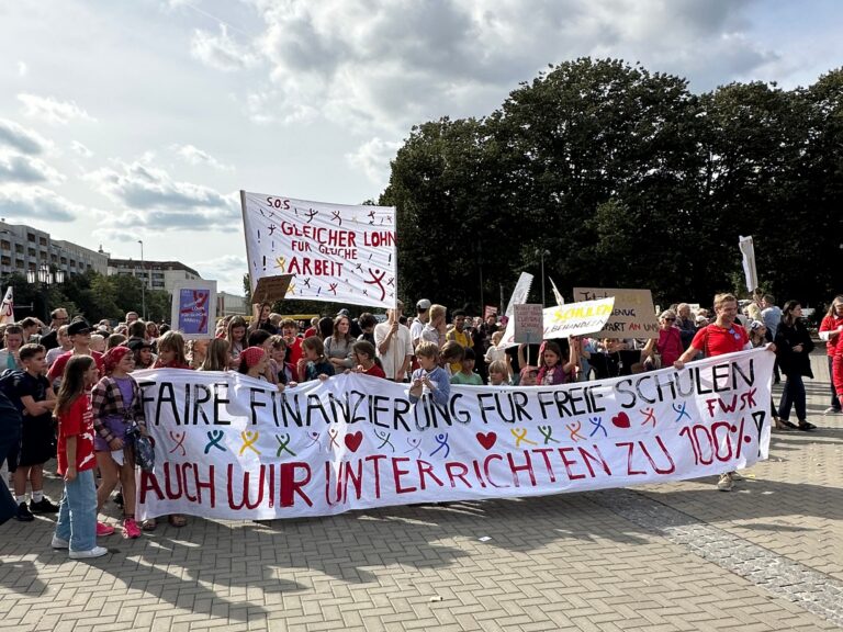 Aktionsgruppe der Freien Schulen ruft zum Bildungsprotest auf